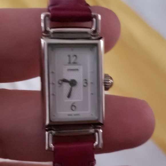 Leather coach watch - Picture 1 of 2